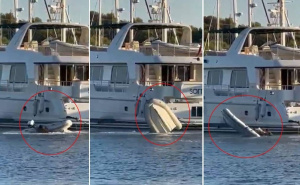 Bizarna scena na Jadranu: Muškarac rizikovao život da zaustavi odbjegli gumenjak