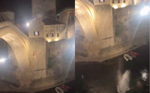 Hrabrost ili ludost? Mladić skočio sa Starog mosta bez ikakve pripreme, nižu se komentari