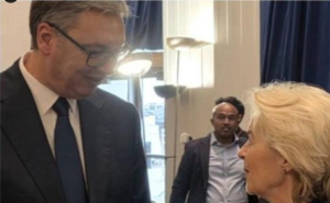 Srdačan susret Aleksandra Vučića i Von der Leyen uprkos tenzijama zbog Mladića