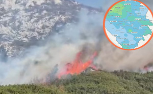 Hoće li padavine ugasiti požar na Čvrsnici? BH Meteo: "Večeras će se lijepo spavati uz zvuk kiše"