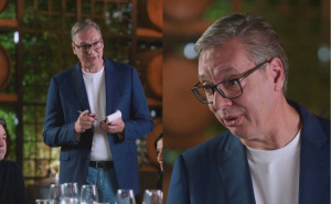 Vučić objavio prvi predizborni spot: Glumi konobara, a građani mu "naručuju" obećanja