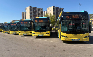 Pet novih autobusa GRAS-a počelo saobraćati na liniji Vijećnica - Dobrinja