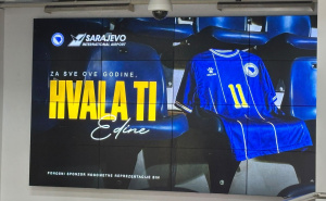 Na Aerodromu Sarajevo osvanula poruka za Džeku: "Za sve ove godine, hvala ti Edine"