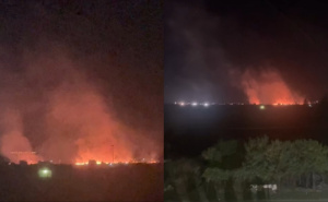 Veliki požar u blizini sarajevskog aerodroma: Vatrogasci se bore da zaštite objekte