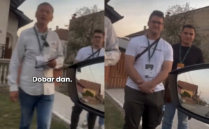 Mještanin zaustavio aktiviste Studentske liste: "Šta mislite o Ratku Mladiću i Srebrenici?"