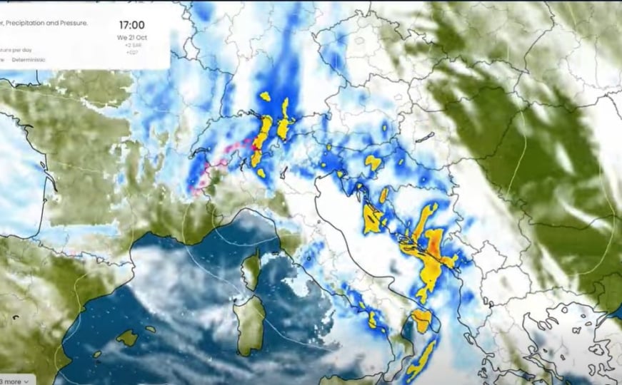 Stiže promjena vremena u BiH: Od sutra kiša i grmljavina, a na planinama i snijeg