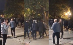 Objavljeni prvi snimci: Grupa maskiranih muškaraca kreće se ulicama Beograda