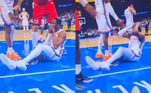 NBA: Oklahoma City Thunder slavio, ali Jalen Williams napustio teren na nosilima
