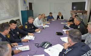  / Policijski timovi spremni za obezbjeđenje utakmice BiH - Vels, FOTO: Fena