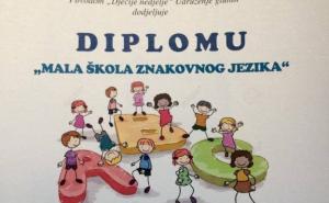  / Diploma Male škole znakovnog jezika, FOTO: Radiosarajevo.ba