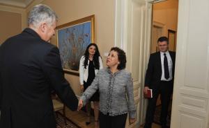  / Dragan Čović primio u posjetu Sezin Sinanoglu: Nastaviti raditi na održivom razvitku u BiH, FOTO: Anadolu Agency