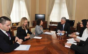  / Dragan Čović primio u posjetu Sezin Sinanoglu: Nastaviti raditi na održivom razvitku u BiH, FOTO: Anadolu Agency