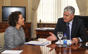  / Dragan Čović primio u posjetu Sezin Sinanoglu: Nastaviti raditi na održivom razvitku u BiH, FOTO: Anadolu Agency