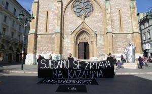  / Ispred Katedrale odata počast žrtvama stradalim na Kazanima, FOTO: AA