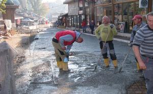  / Betoniran jedan dio Baščaršijskog trga, FOTO: Starigrad.ba