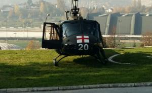  / Životno ugroženi pacijent iz Sarajeva u Zagreb medicinski evakuiran helikopterom OS BiH, FOTO: Mod.gov.ba