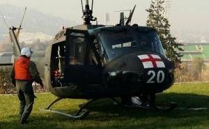  / Životno ugroženi pacijent iz Sarajeva u Zagreb medicinski evakuiran helikopterom OS BiH, FOTO: Mod.gov.ba