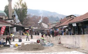  / Na Baščaršijskom trgu završeni radovi na infrastrukturi, FOTO: Starigrad.ba