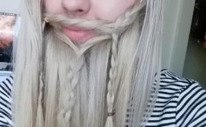  / Muškarci, jeste li zavidni: Žene koje su od svoje kose napravile bradu, FOTO: Bored Panda