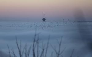  / Sarajlije uživale u zalasku Sunca iznad maglovitog grada, FOTO: Anadolu Agency
