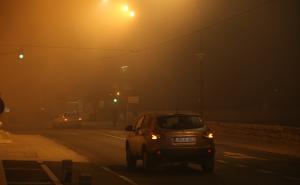  / Sarajevo opet prekrili gusti smog i magla, FOTO: Anadolu Agency