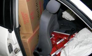  / Novi Pazar: Policija zaplijenila švercovane cigarete, FOTO: AA