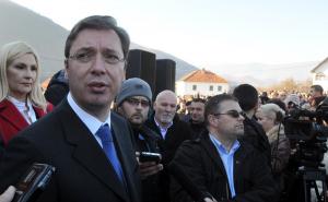  / Vučić u Novom Pazaru: Volio bih da uz Davutoglua u Beograd naredne sedmice stigne i Zvizdić, FOTO: AA