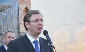  / Vučić u Novom Pazaru: Volio bih da uz Davutoglua u Beograd naredne sedmice stigne i Zvizdić, FOTO: AA