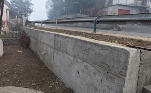  / Završena izgradnja potpornog zida u ulici Borak, FOTO: Centar.ba