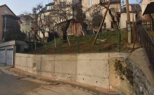  / Završena izgradnja potpornog zida u ulici Avde Jabučice, FOTO: Centar.ba