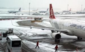  / Zbog snijega u Istanbulu otkazano nekoliko stotina letova, FOTO: AA