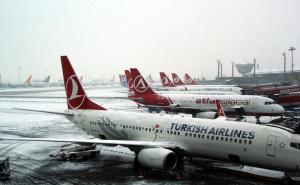  / Zbog snijega u Istanbulu otkazano nekoliko stotina letova, FOTO: AA
