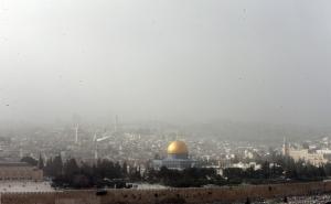  / Jerusalem zahvatila pješčana oluja: Vidljivost manja od 20 metara, FOTO: AA