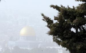  / Jerusalem zahvatila pješčana oluja: Vidljivost manja od 20 metara, FOTO: AA