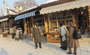  / Srce Baščaršije na 'debelim minusima': Puste starogradske ulice, FOTO: Radiosarajevo.ba