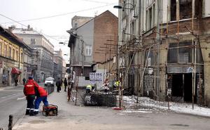  / Počelo uklanjanje skele s objekta Feroelektro, FOTO: Starigrad.ba