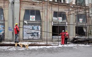 / Počelo uklanjanje skele s objekta Feroelektro, FOTO: Starigrad.ba