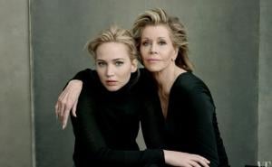  / Jennifer Lawrence i Jane Fonda; Foto: Annie Leibovitz, Vannity Fair