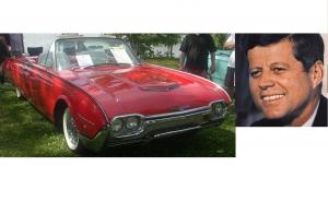  / 3. John F. Kennedy: Ford Thunderbird