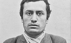  / Benito Mussolini, lider italijanskih fašista, nakon što ga je 1903. uhapsila švicarska policija (wikimedia)