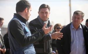 Anadolija / Borut Pahor u izbjegličkom kampu