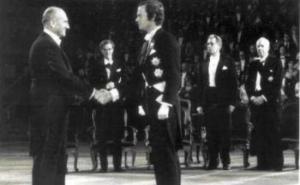 Arhiv / Vladimir Prelog na dodjeli Nobelove nagrade