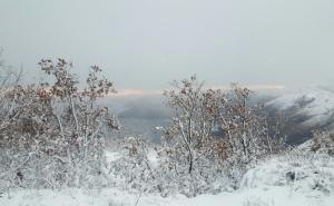  / Pelješac pod snijegom; Foto Orebić