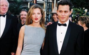 Pinterest / Kate Moss and Johnny Depp, 1997