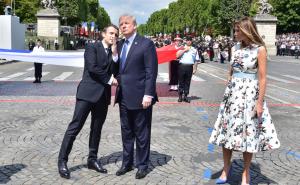 EPA / Oproštajno rukovanje Trumpovih i Macronovih na Dan Bastilje u Parizu
