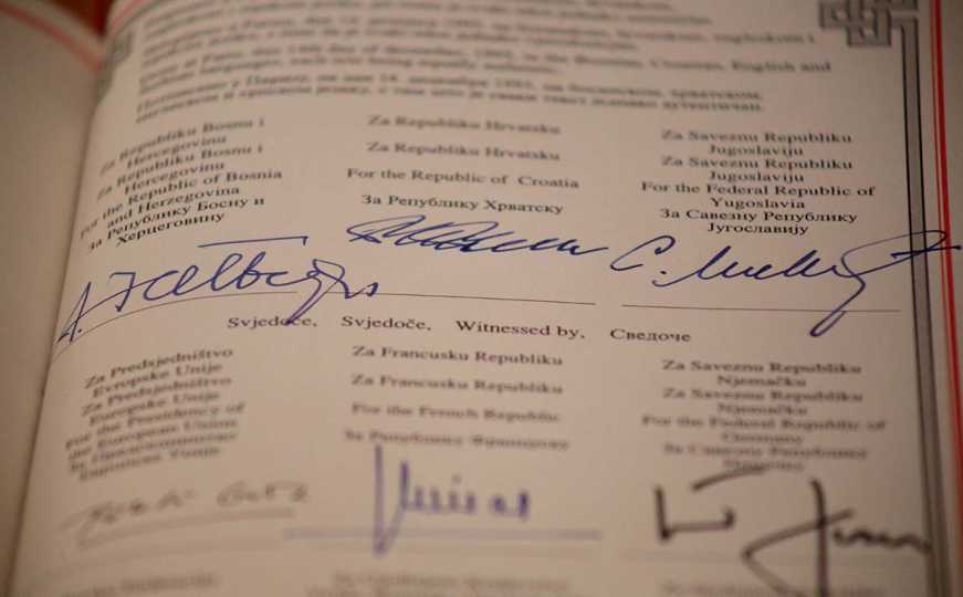 Originalni primjerak Dejtonskog sporazuma