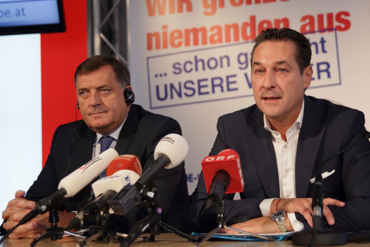 Dodik i Strache (Foto: FPÖ)
