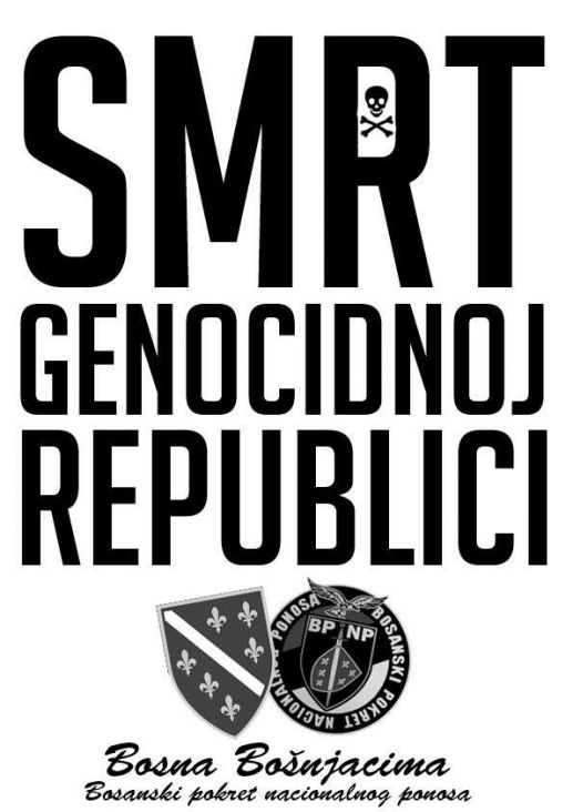 BiH /U Gračanici osvanuli plakati neonacističke organizacije &quot;Smrt genocidnoj republici&quot; / Radio Sarajevo