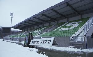 FOTO: AA / Ludogorets Arena i dalje prekrivena snijegom