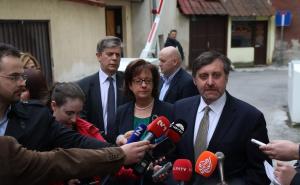 FOTO: Radiosarajevo.ba / Lideri SDA, SBB-a, SDP-a i DF-a postigli načelni dogovor o izmjenama Izbornog zakona BiH